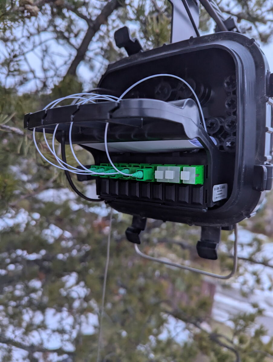 Fiber installation in the field