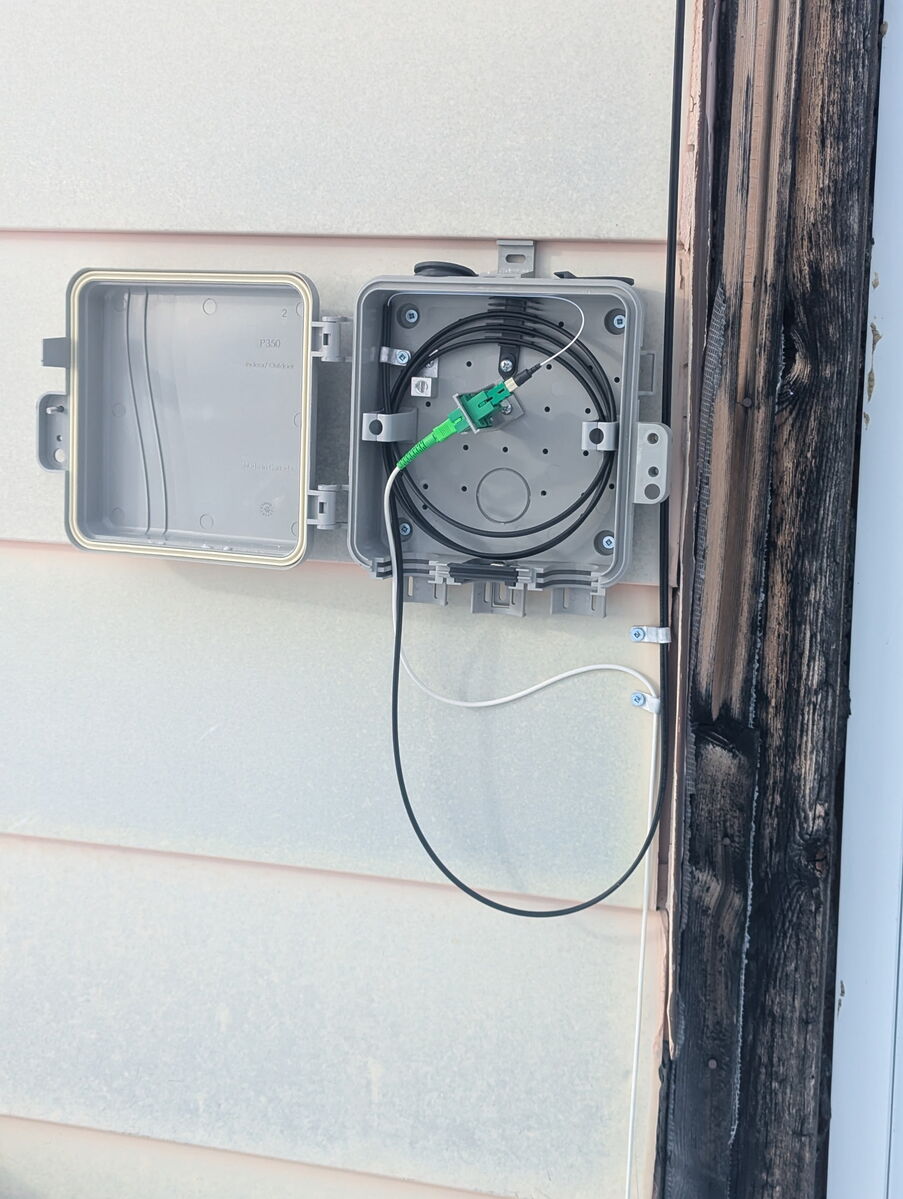 Fiber termination work